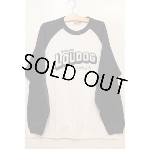 画像:  [LOU DOG] LOUDOG ラグランロンT -White/Navy-