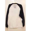 画像2:  [LOU DOG] LOUDOG ラグランロンT -White/Navy- (2)