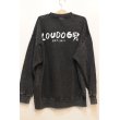 画像2: [LOU DOG] LOUDOGスウェット L/S -ダメージブラック- (2)