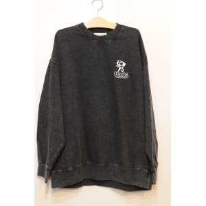 画像: [LOU DOG] LOUDOGスウェット L/S -ダメージブラック-