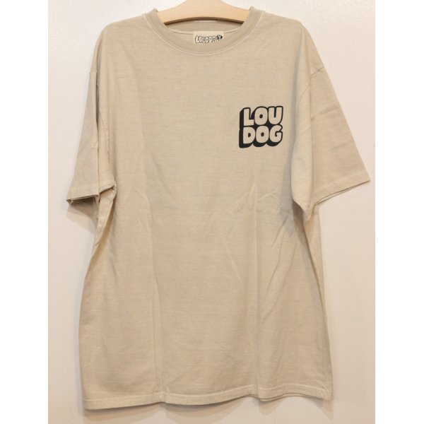 画像2: [LOU DOG] LOUDOG RECORDS S/STee -natural- (2)