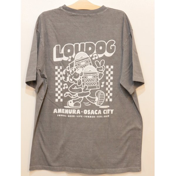 画像1: [LOU DOG] LOUDOG RECORDS S/STee -gray- (1)