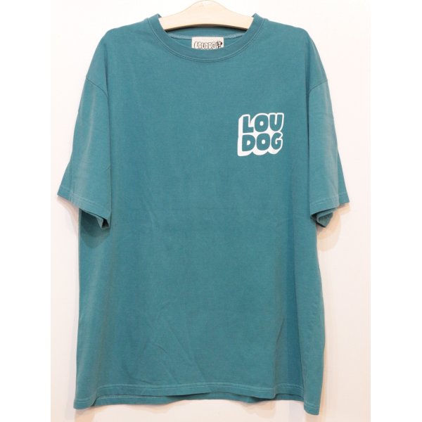 画像1: [LOU DOG] LOUDOG RECORDS S/STee -green- (1)