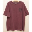 画像1: [LOU DOG] LOUDOG RECORDS S/STee -burgundy- (1)