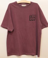画像: [LOU DOG] LOUDOG RECORDS S/STee -burgundy-