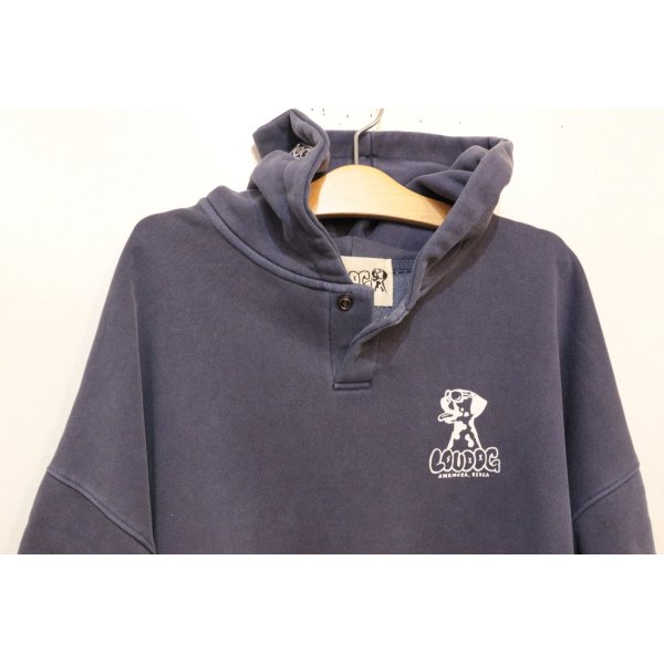 画像2: [LOU DOG] LOUDOG スウェット S/S Tee -Navy- (2)