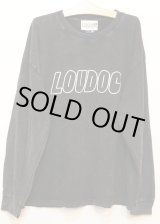 画像: [LOU DOG] LOUDOG L/S -ダメージブラック-