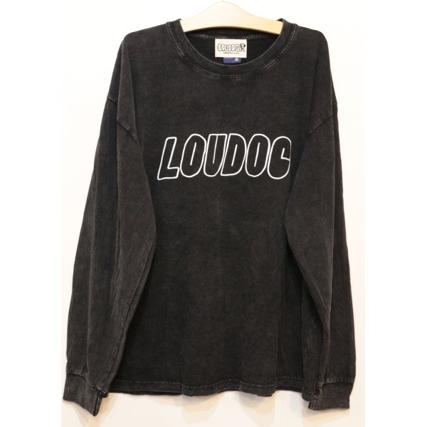 画像1: [LOU DOG] LOUDOG L/S -ダメージブラック- (1)