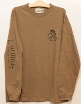 画像: [LOU DOG] LOUDOG skate　ロングスリーブ -ダークキャメル-