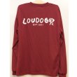 画像2:  [LOU DOG] LOUDOG ドライロンT -Burgundy- (2)