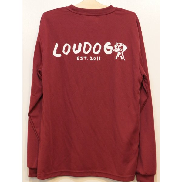 画像2:  [LOU DOG] LOUDOG ドライロンT -Burgundy- (2)