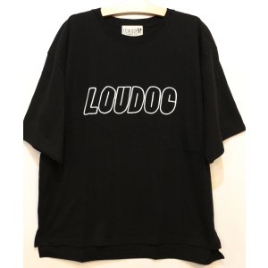 画像: [LOU DOG] LOUDOGビッグロゴTシャツ -ブラック-