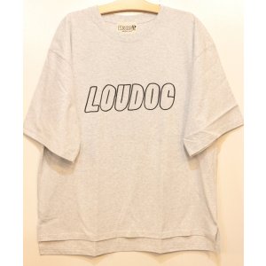 画像: [LOU DOG] LOUDOGビッグロゴTシャツ -アッシュ-