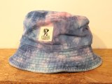画像: [LOU DOG] タイダイBUCKET HAT タイダイ -デニム/ネイビーピンク- 