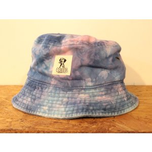 画像: [LOU DOG] タイダイBUCKET HAT タイダイ -デニム/ネイビーピンク- 