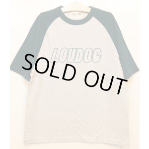 画像: [LOU DOG] LOU DOG ラグランTee -アッシュ/グリーン- 