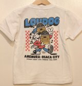 画像: [LOU DOG] LOU DOG records KIDS Tee(120cm/130cm/140cm/150cm) -ホワイト-
