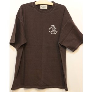 画像: [LOU DOG] LOUDOG skate S/STee -ブラウン-