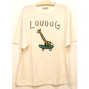 画像: [LOU DOG] LOUDOG キリンさん ビッグS/STee -オフホワイト-