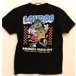 画像1: [LOU DOG] LOU DOG records KIDS Tee(120cm/130cm/140cm/150cm) -ブラック- (1)