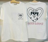 画像: [LOU DOG] LOUDOG "ONE LOVE" S/S Tee -バニラホワイト- ※約10日後に発送致します！