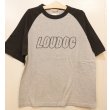 画像1: [LOU DOG] LOU DOG ラグランTee -アッシュ/スミ-  (1)