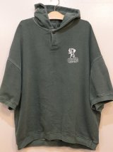 画像: [LOU DOG] LOUDOG スウェット S/S Tee -Green-
