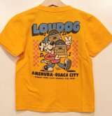 画像: [LOU DOG] LOU DOG records KIDS Tee(120cm/130cm/140cm/150cm) -ゴールド-