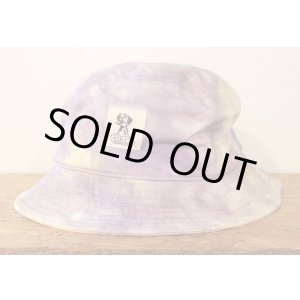 画像: [LOU DOG] タイダイBUCKET HAT タイダイ -パープルイエロー- 
