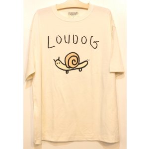 画像: [LOU DOG] LOUDOG カタツムリさん ビッグS/STee -オフホワイト-
