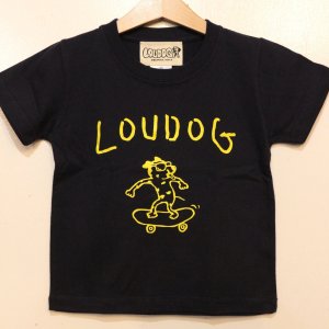 画像: [LOU DOG] LOU DOG skate KIDS Tee(90cm/100cm/110cm/120cm/130cm) -ネイビー-