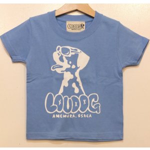 画像: [LOU DOG] LOU DOG KIDS Tee(90cm/100cm/110cm/120cm/130cm) -サックス-
