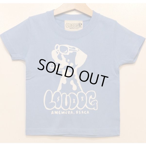 画像1: [LOU DOG] LOU DOG KIDS Tee(90cm/100cm/110cm/120cm/130cm) -サックス- (1)