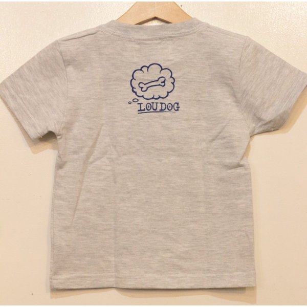 画像2: [LOU DOG] LOU DOG KIDS Tee(90cm/100cm/110cm/120cm/130cm) -アッシュ- (2)