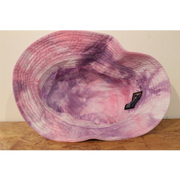 画像2: [LOU DOG] タイダイBUCKET HAT タイダイ -パープルピンク-  (2)