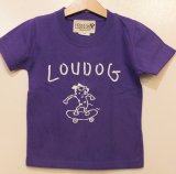画像: [LOU DOG] LOU DOG skate KIDS Tee(90cm/100cm/110cm/120cm/130cm) -バイオレットパープル-
