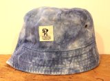 画像: [LOU DOG] タイダイBUCKET HAT タイダイ -デニム/ネイビー- 