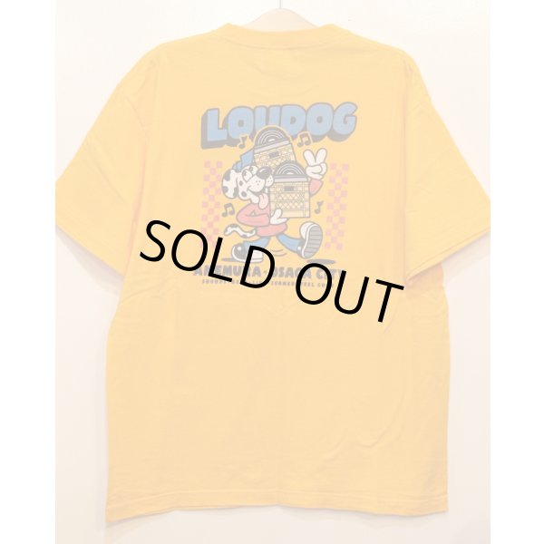 画像3: [LOU DOG] LOU DOG RECORDS Tee -Gold-  (3)