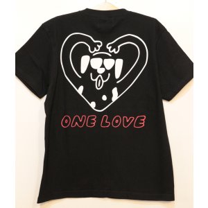 画像: [LOU DOG] LOUDOG "ONE LOVE" S/S Tee -ブラック- 