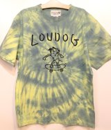 画像: [LOU DOG] LOUDOG タイダイSkate S/STee -イエロー- ※XLサイズのみ