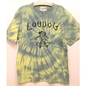 画像: [LOU DOG] LOUDOG タイダイSkate S/STee -イエロー- ※XLサイズのみ