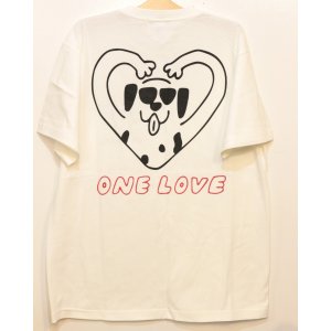 画像: [LOU DOG] LOUDOG "ONE LOVE" S/S Tee -バニラホワイト- 