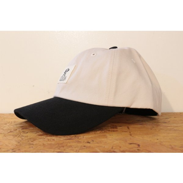 画像2: [LOUDOG] LOU DOG ローキャップ -ブラック/ナチュラル-  (2)