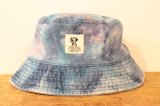 画像: [LOU DOG] タイダイBUCKET HAT タイダイ -デニム/ネイビーピンク-２ 