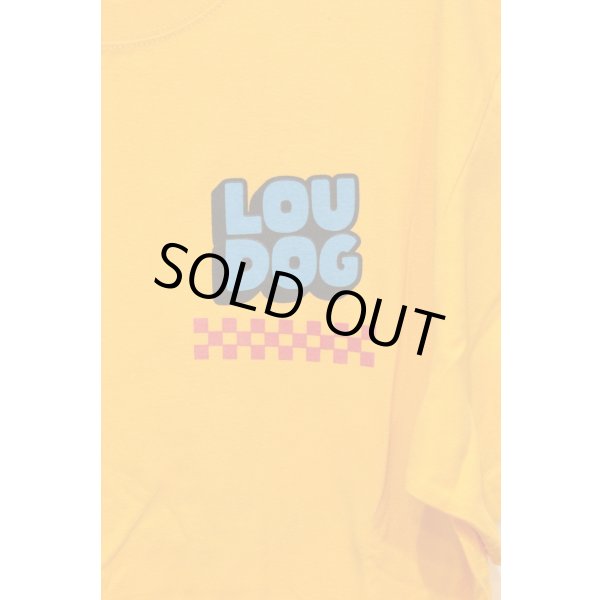 画像2: [LOU DOG] LOU DOG RECORDS Tee -Gold-  (2)