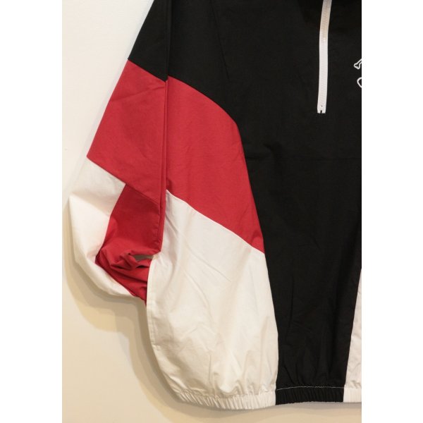 画像4: [LOU DOG] NYLON Half JAKET -Black/Red/White- ※ワンサイズのみ (4)