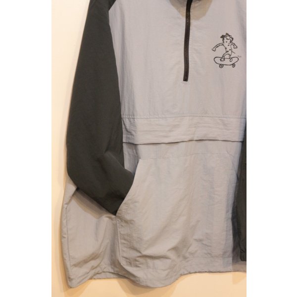 画像4: [LOU DOG] NYLON JAKET -Blue/Green- ※ワンサイズのみ (4)