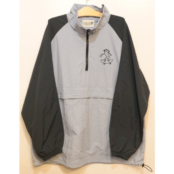 画像1: [LOU DOG] NYLON JAKET -Blue/Green- ※ワンサイズのみ (1)