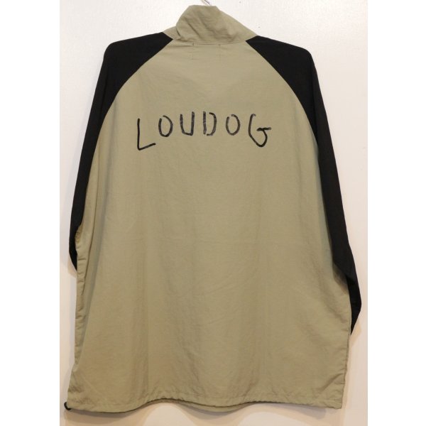 画像3: [LOU DOG] NYLON JAKET -Black/Khaki- ※ワンサイズのみ (3)
