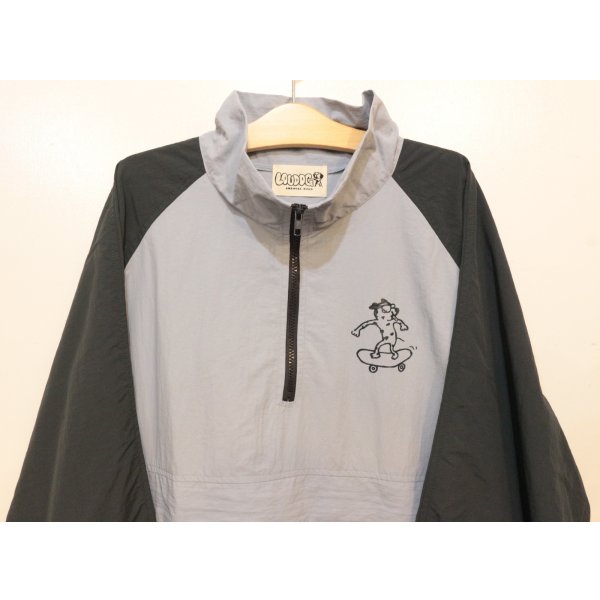 画像2: [LOU DOG] NYLON JAKET -Blue/Green- ※ワンサイズのみ (2)